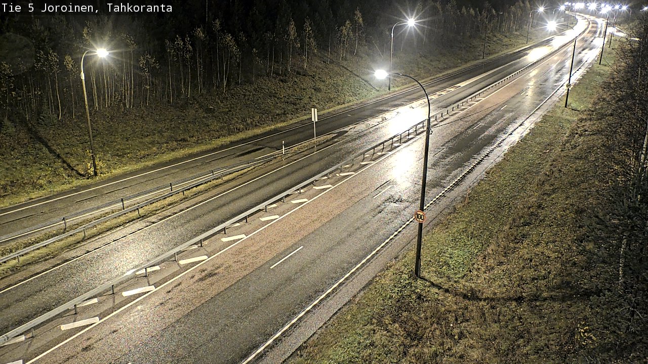 Weather Camera Image Väg 5 Jorois, Tahkoranta, Joroinen, Pohjois-Savo