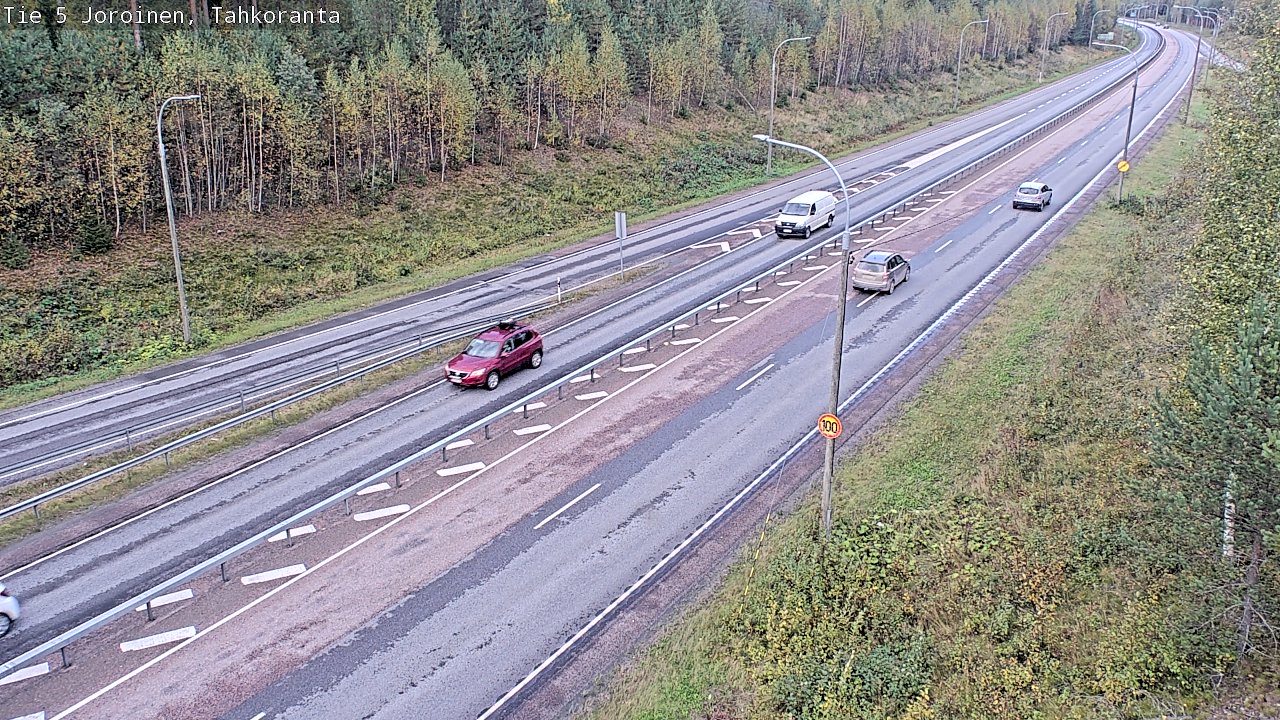 Weather Camera Image Väg 5 Jorois, Tahkoranta, Joroinen, Pohjois-Savo