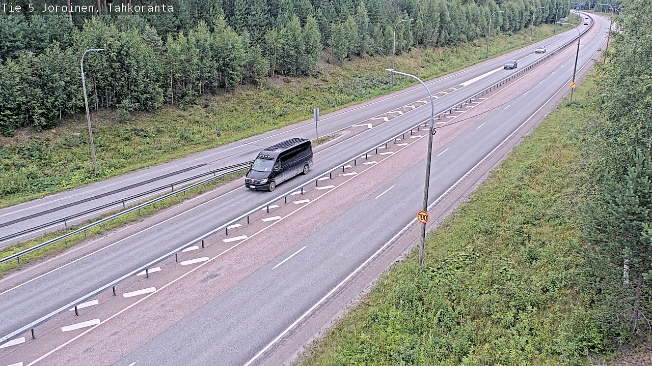 Weather Camera Image Väg 5 Jorois, Tahkoranta, Joroinen, Pohjois-Savo