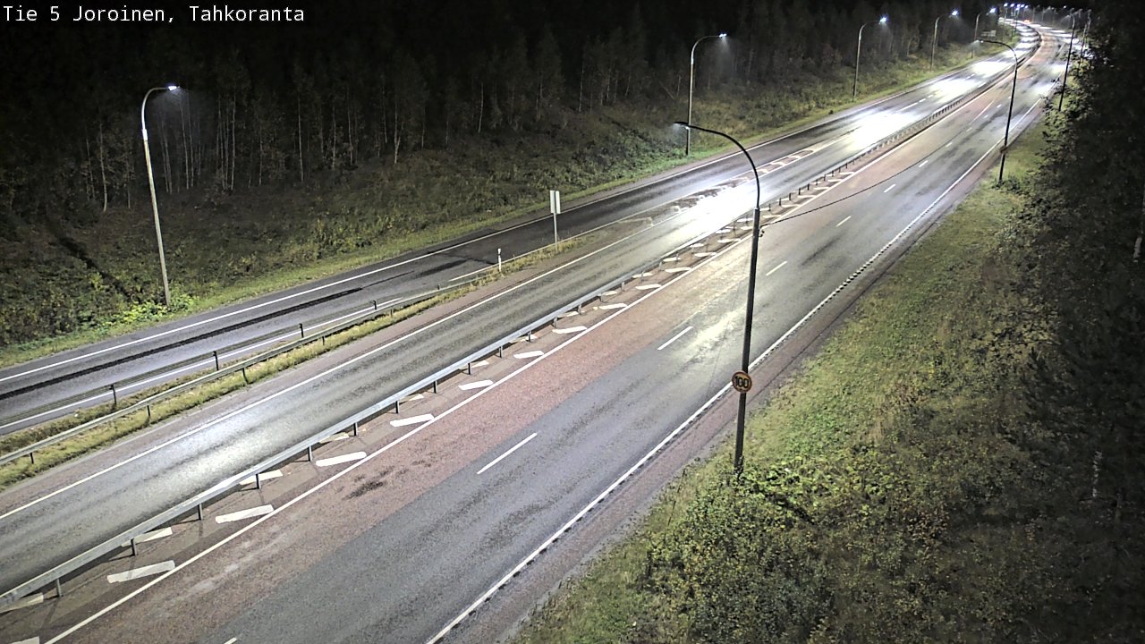 Weather Camera Image Väg 5 Jorois, Tahkoranta, Joroinen, Pohjois-Savo