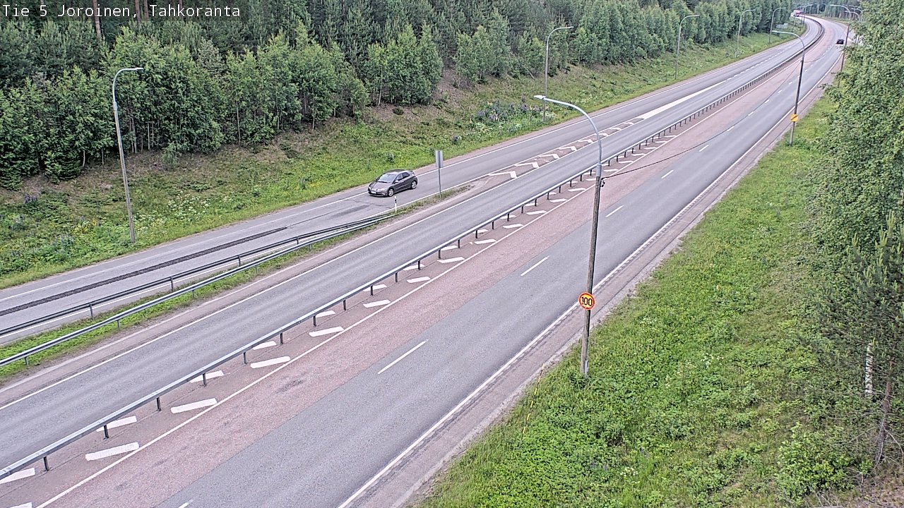 Weather Camera Image Road 5 Joroinen, Tahkoranta, Joroinen, Pohjois-Savo
