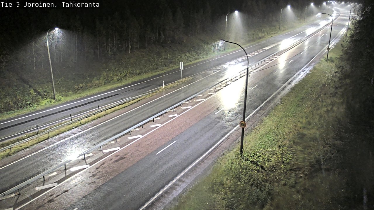 Weather Camera Image Väg 5 Jorois, Tahkoranta, Joroinen, Pohjois-Savo