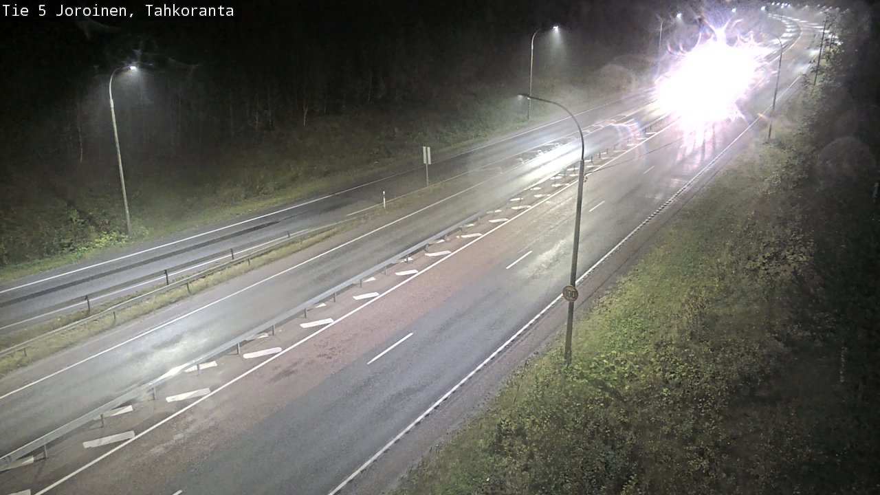 Weather Camera Image Väg 5 Jorois, Tahkoranta, Joroinen, Pohjois-Savo