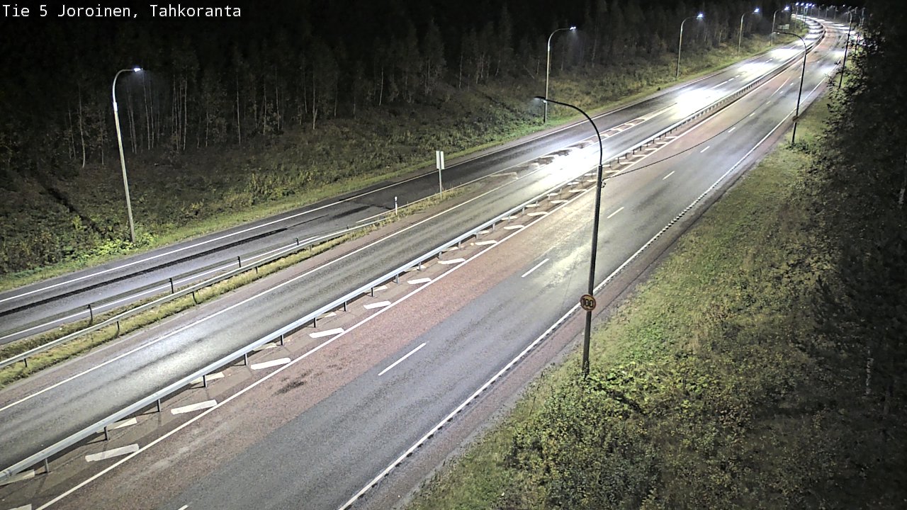 Weather Camera Image Väg 5 Jorois, Tahkoranta, Joroinen, Pohjois-Savo