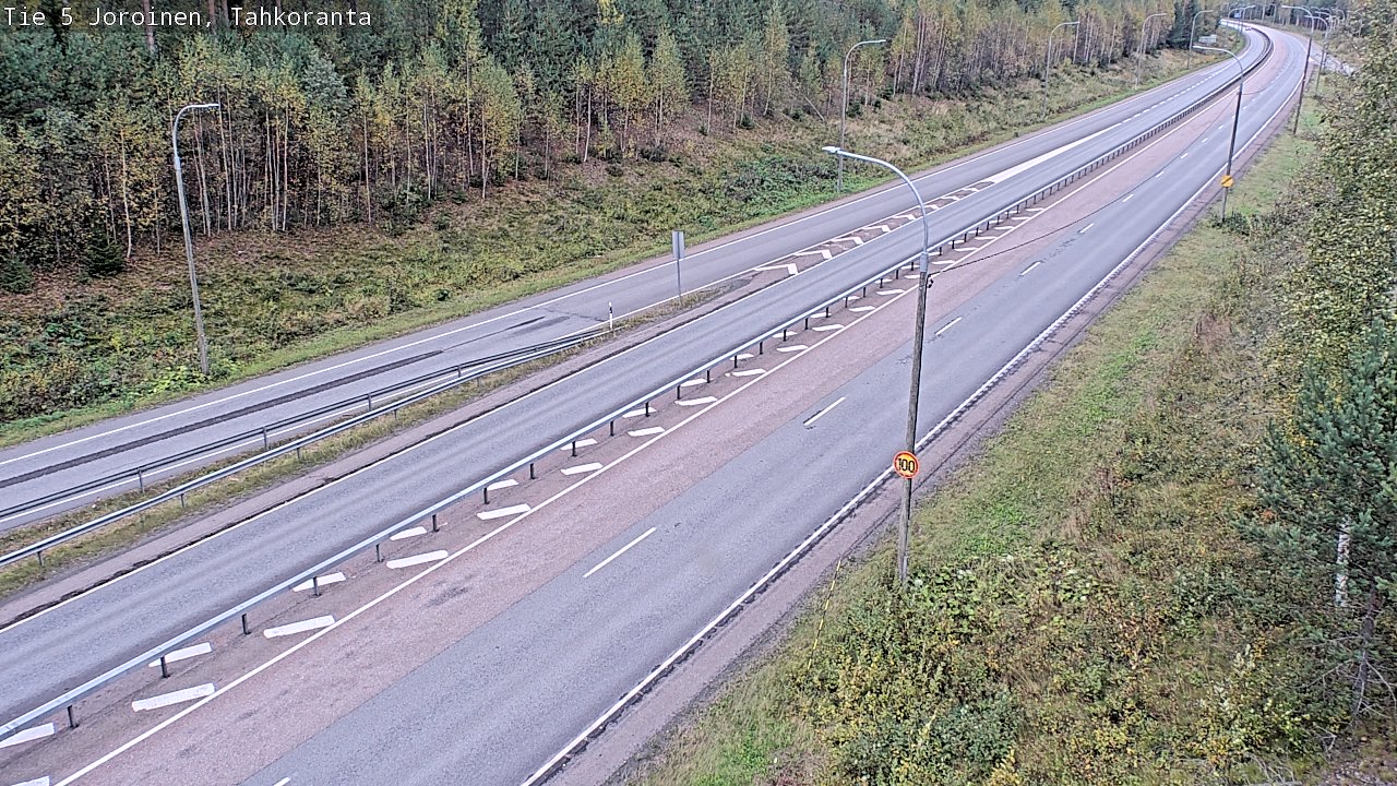 Weather Camera Image Road 5 Joroinen, Tahkoranta, Joroinen, Pohjois-Savo