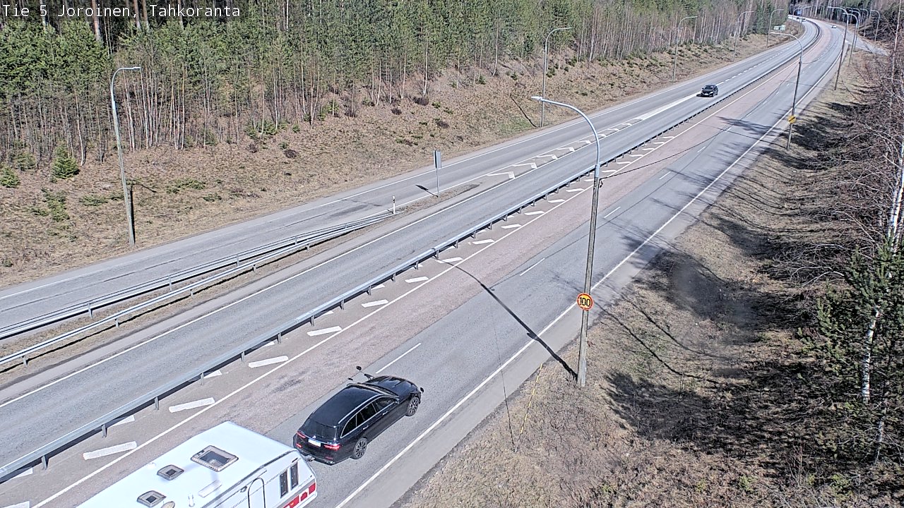 Weather Camera Image Väg 5 Jorois, Tahkoranta, Joroinen, Pohjois-Savo