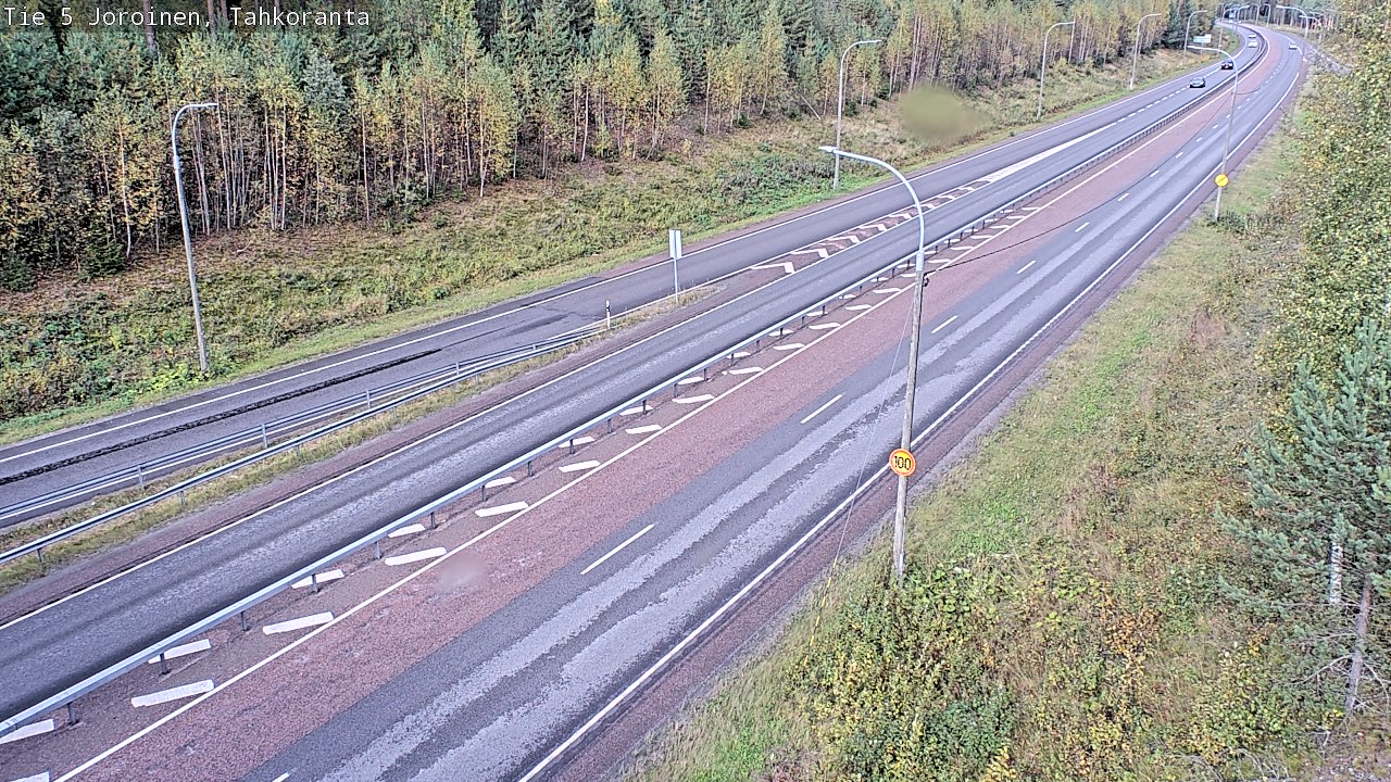 Weather Camera Image Väg 5 Jorois, Tahkoranta, Joroinen, Pohjois-Savo
