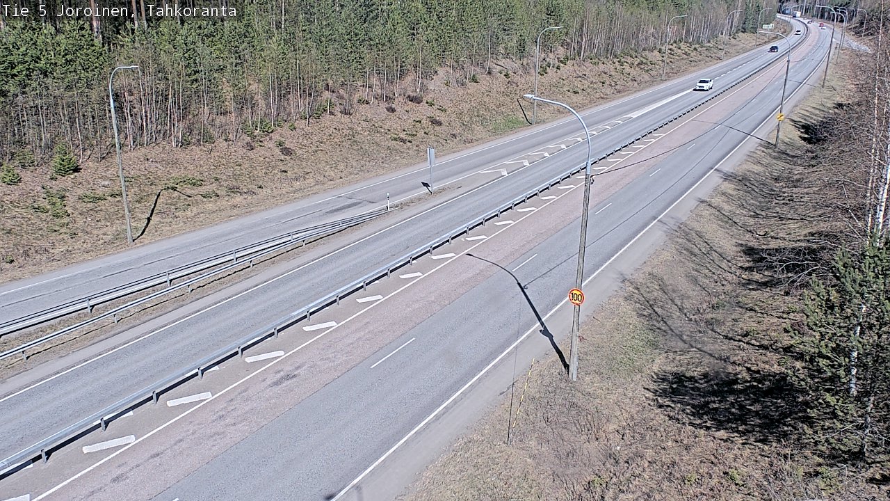 Weather Camera Image Road 5 Joroinen, Tahkoranta, Joroinen, Pohjois-Savo