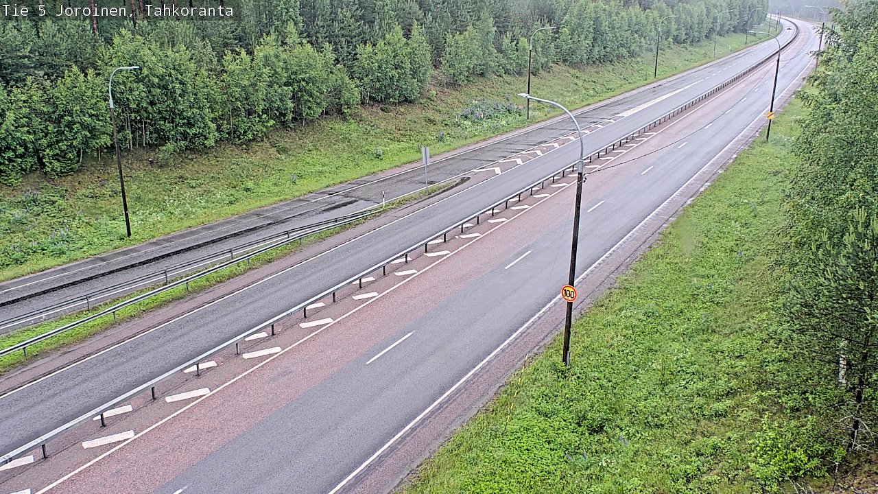 Weather Camera Image Väg 5 Jorois, Tahkoranta, Joroinen, Pohjois-Savo