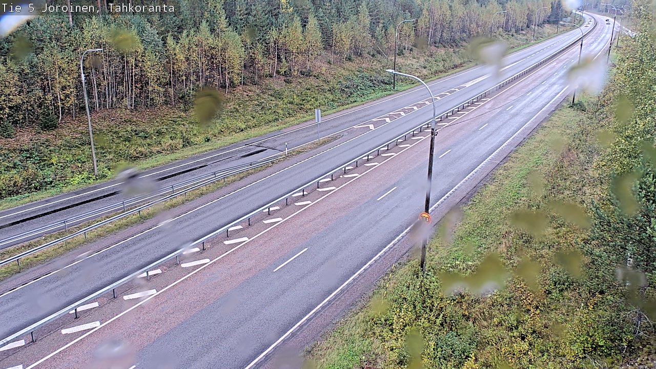 Weather Camera Image Väg 5 Jorois, Tahkoranta, Joroinen, Pohjois-Savo