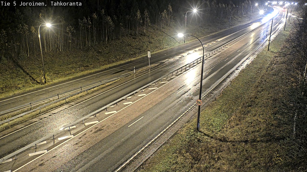 Weather Camera Image Väg 5 Jorois, Tahkoranta, Joroinen, Pohjois-Savo