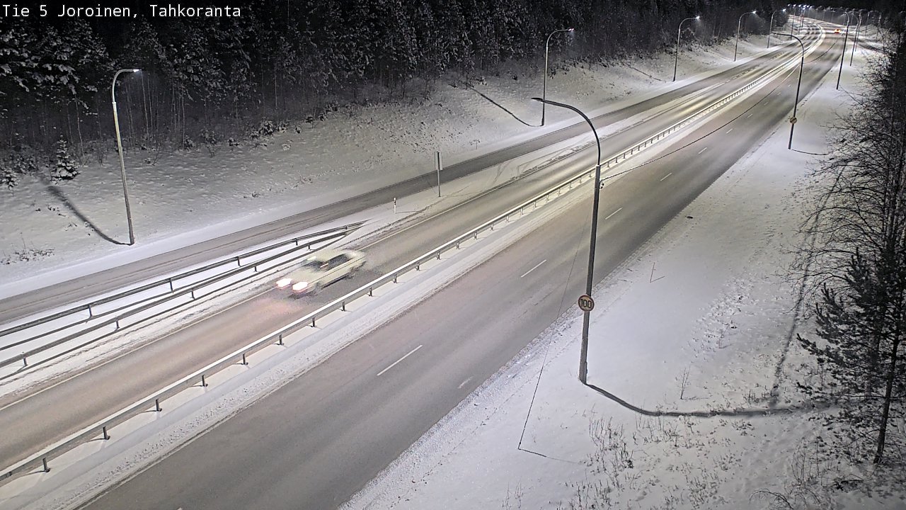 Weather Camera Image Road 5 Joroinen, Tahkoranta, Joroinen, Pohjois-Savo