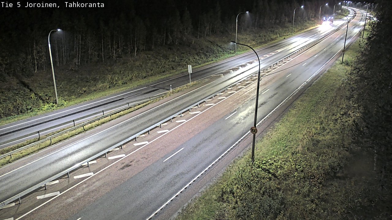 Weather Camera Image Väg 5 Jorois, Tahkoranta, Joroinen, Pohjois-Savo