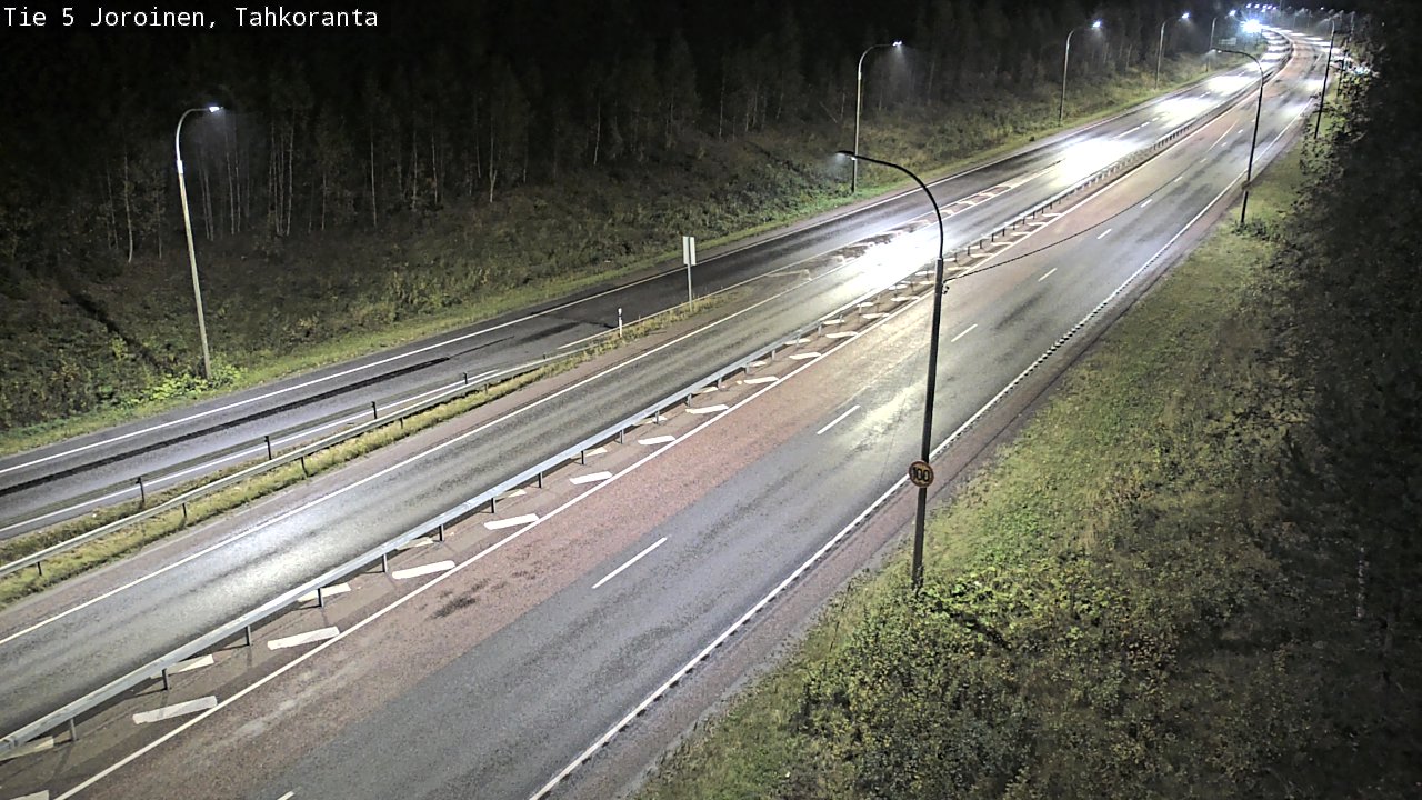 Weather Camera Image Väg 5 Jorois, Tahkoranta, Joroinen, Pohjois-Savo