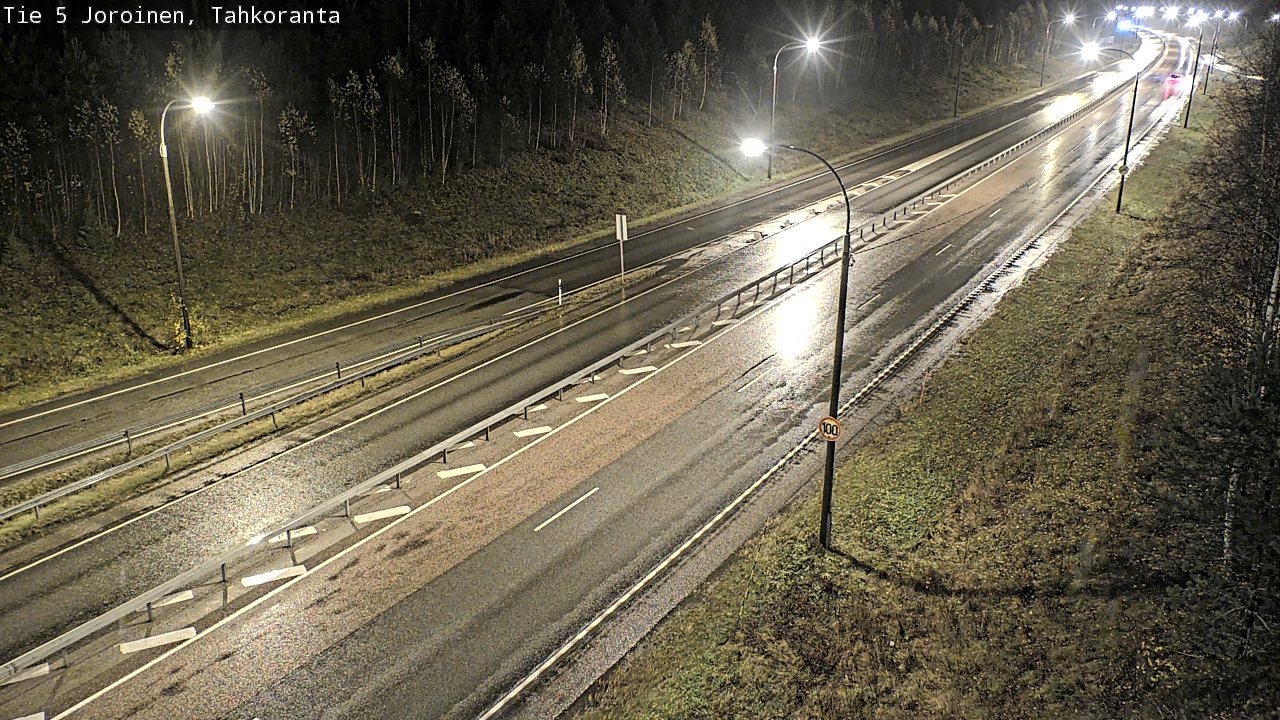 Weather Camera Image Väg 5 Jorois, Tahkoranta, Joroinen, Pohjois-Savo