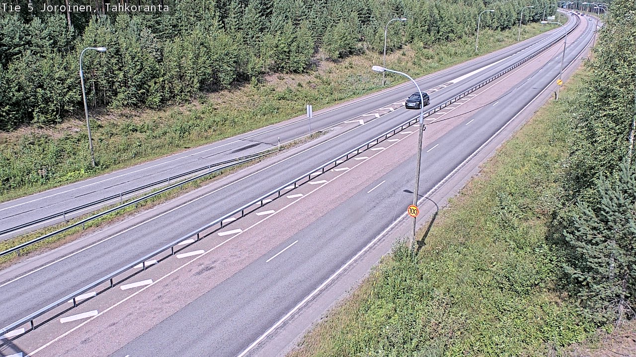 Weather Camera Image Road 5 Joroinen, Tahkoranta, Joroinen, Pohjois-Savo