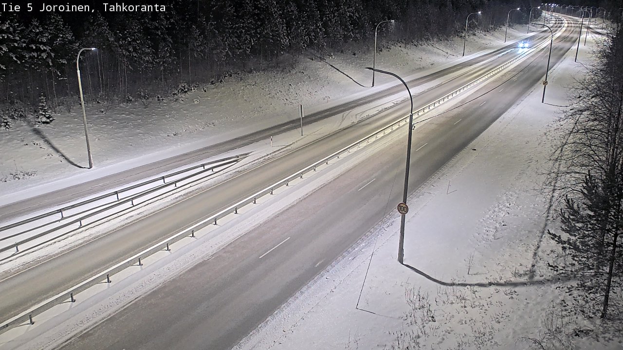 Weather Camera Image Road 5 Joroinen, Tahkoranta, Joroinen, Pohjois-Savo