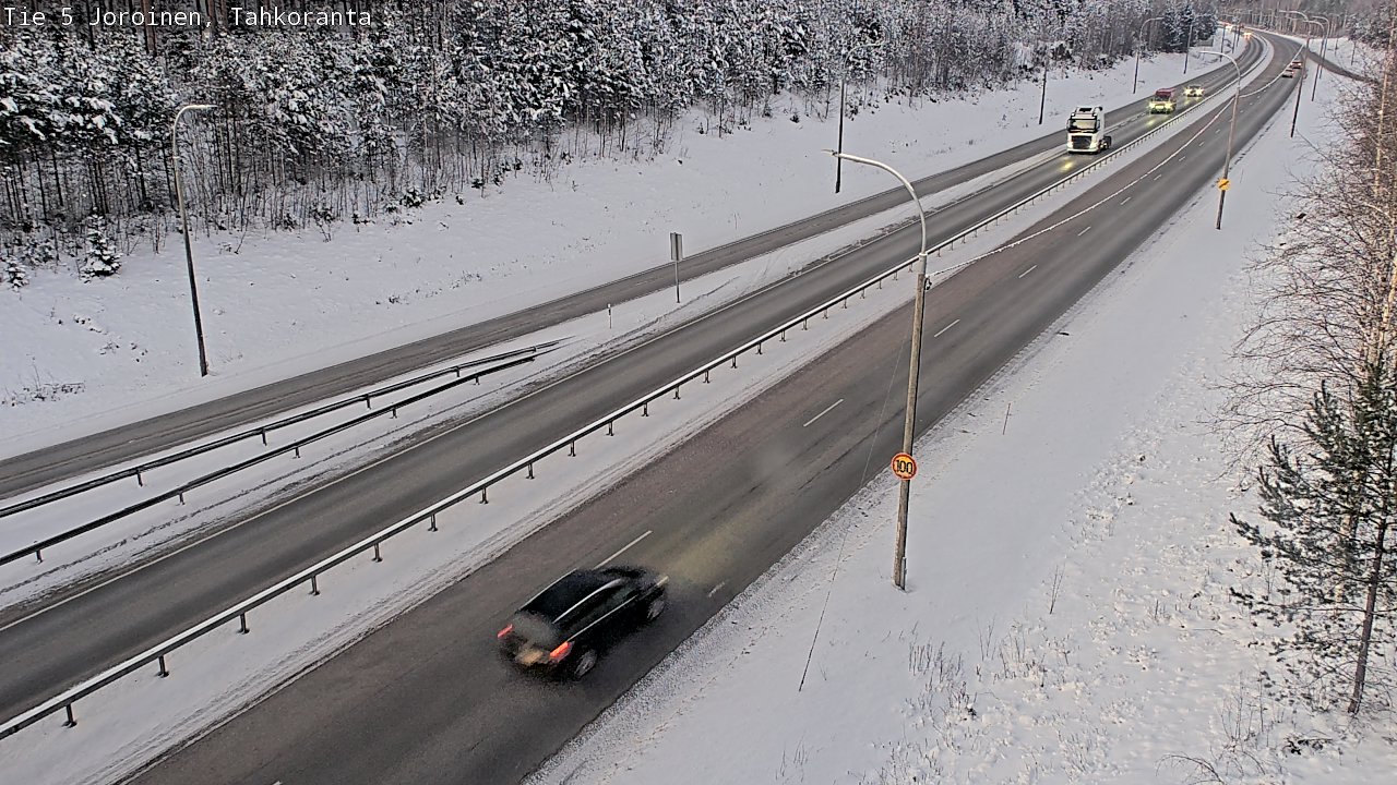 Weather Camera Image Road 5 Joroinen, Tahkoranta, Joroinen, Pohjois-Savo