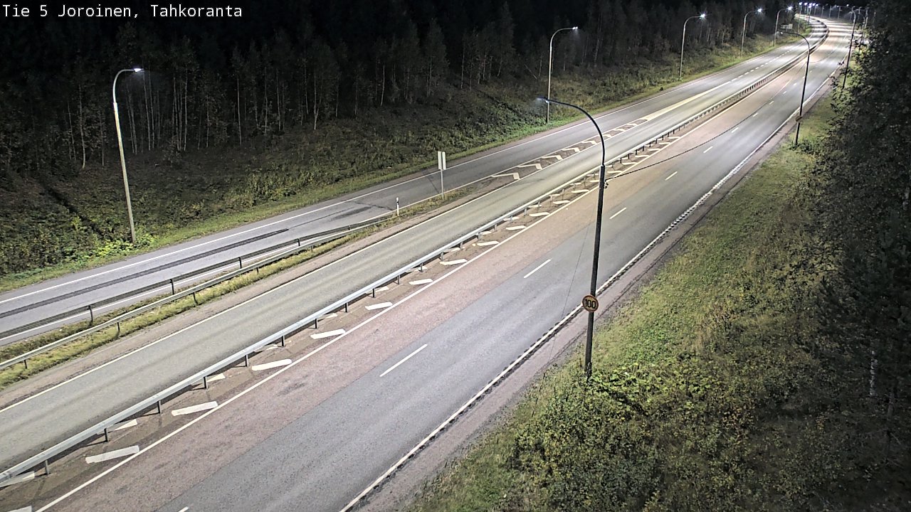 Weather Camera Image Väg 5 Jorois, Tahkoranta, Joroinen, Pohjois-Savo