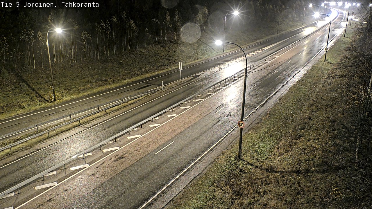 Weather Camera Image Väg 5 Jorois, Tahkoranta, Joroinen, Pohjois-Savo