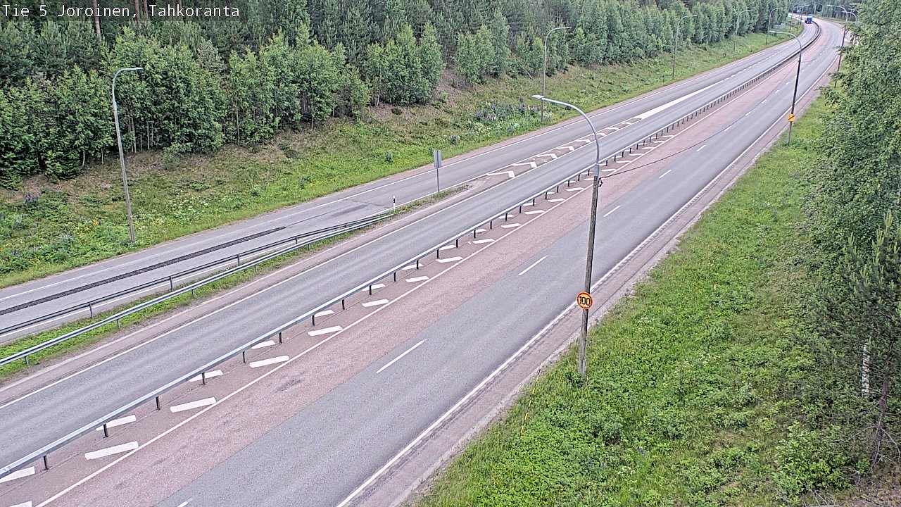 Weather Camera Image Road 5 Joroinen, Tahkoranta, Joroinen, Pohjois-Savo