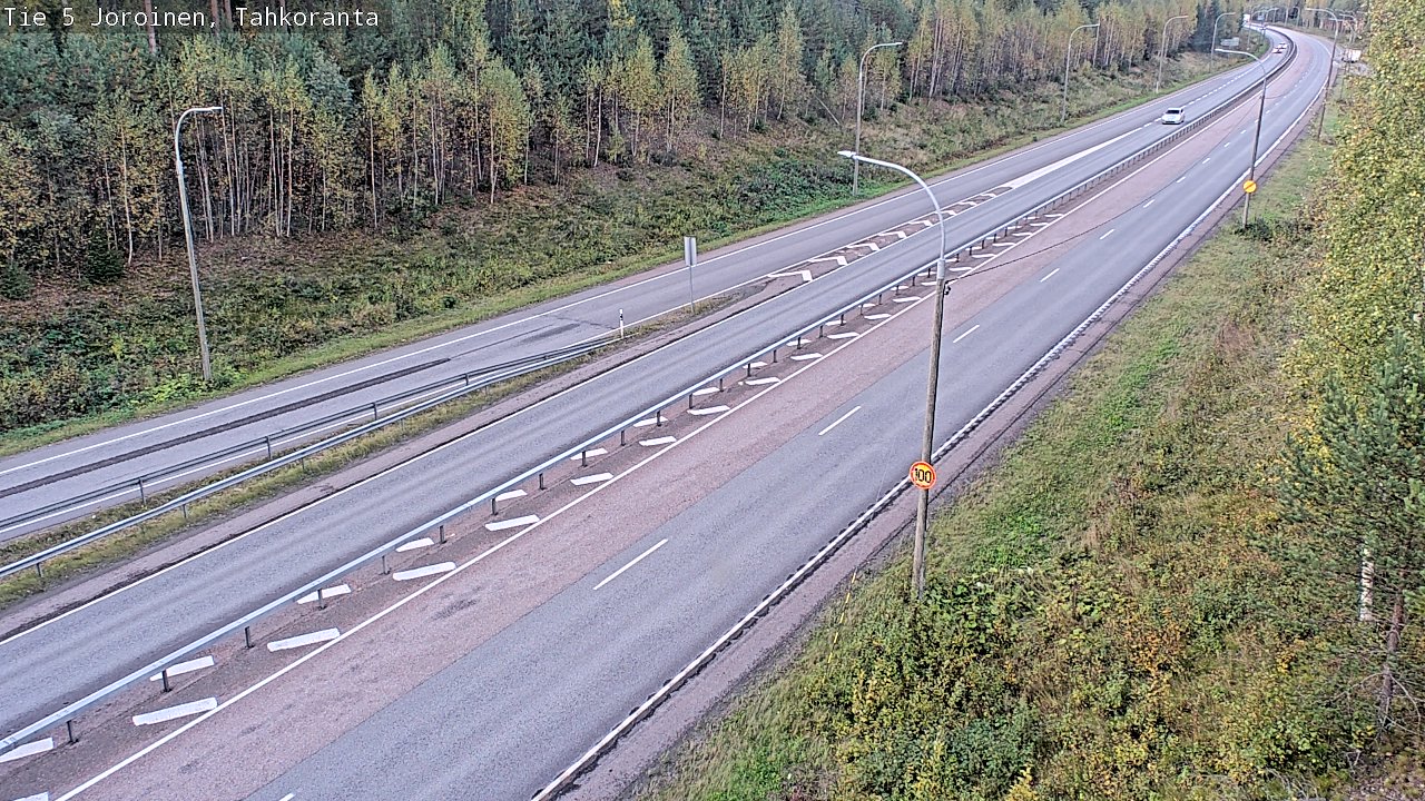 Weather Camera Image Väg 5 Jorois, Tahkoranta, Joroinen, Pohjois-Savo
