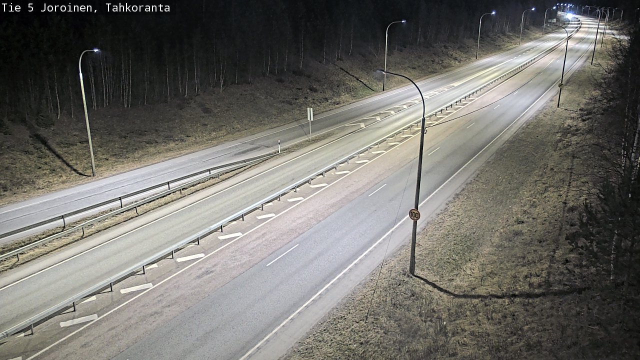 Weather Camera Image Väg 5 Jorois, Tahkoranta, Joroinen, Pohjois-Savo