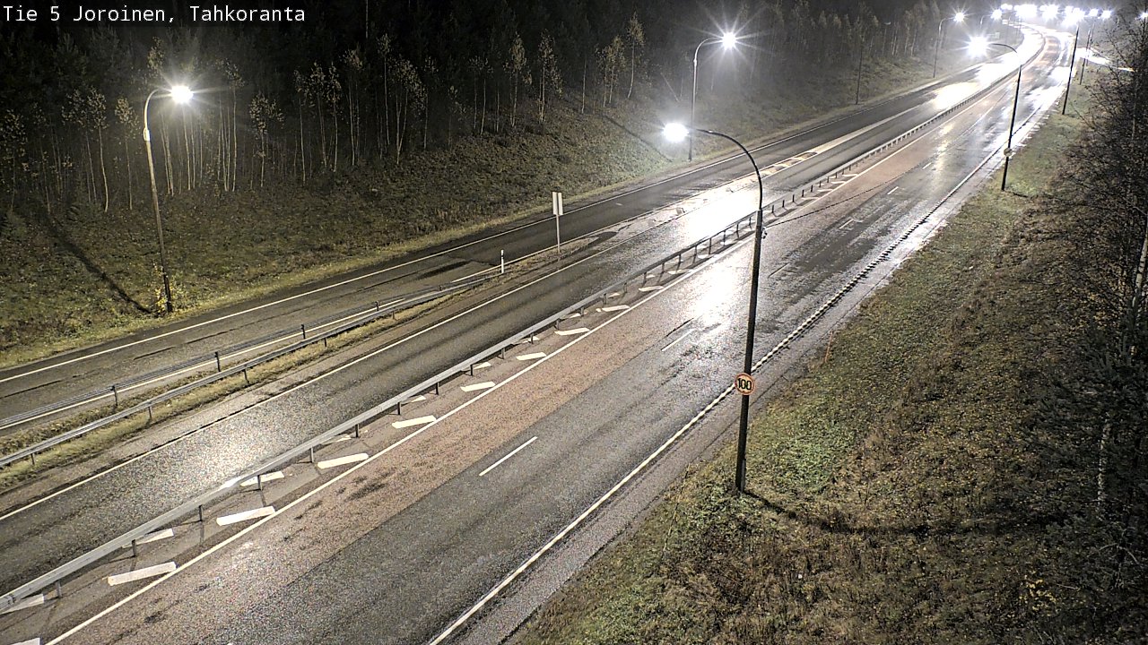 Weather Camera Image Väg 5 Jorois, Tahkoranta, Joroinen, Pohjois-Savo