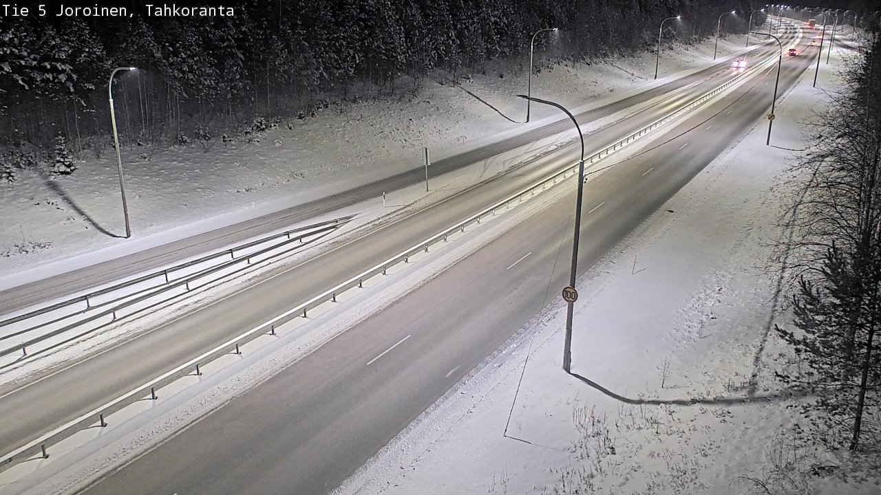 Weather Camera Image Road 5 Joroinen, Tahkoranta, Joroinen, Pohjois-Savo