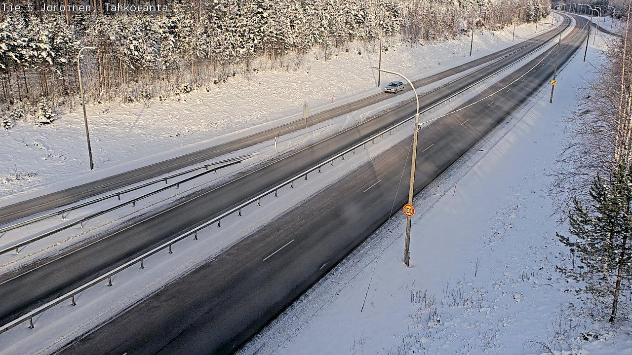 Weather Camera Image Road 5 Joroinen, Tahkoranta, Joroinen, Pohjois-Savo