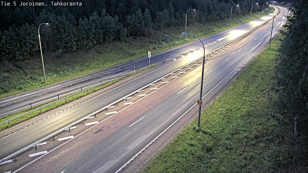 Weather Camera Image Road 5 Joroinen, Tahkoranta, Joroinen, Pohjois-Savo