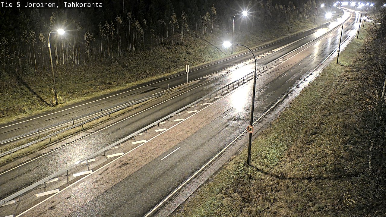Weather Camera Image Väg 5 Jorois, Tahkoranta, Joroinen, Pohjois-Savo