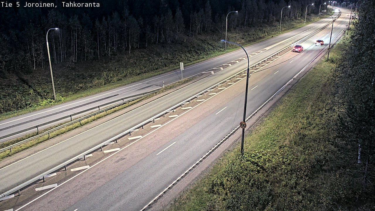 Weather Camera Image Väg 5 Jorois, Tahkoranta, Joroinen, Pohjois-Savo