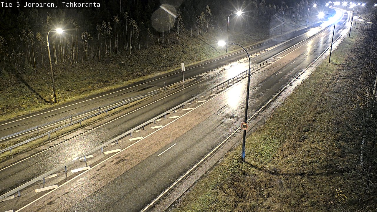 Weather Camera Image Väg 5 Jorois, Tahkoranta, Joroinen, Pohjois-Savo