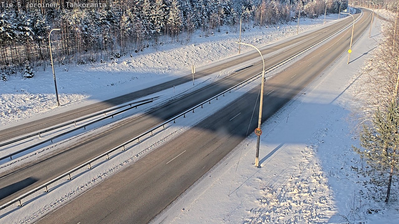 Weather Camera Image Road 5 Joroinen, Tahkoranta, Joroinen, Pohjois-Savo