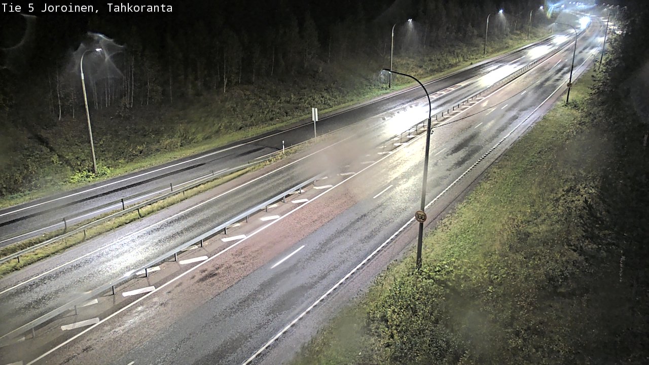 Weather Camera Image Väg 5 Jorois, Tahkoranta, Joroinen, Pohjois-Savo