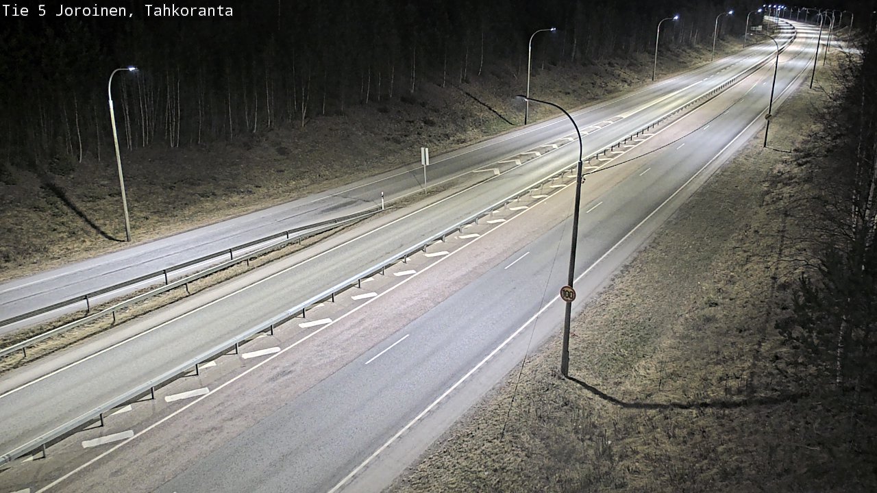 Weather Camera Image Väg 5 Jorois, Tahkoranta, Joroinen, Pohjois-Savo