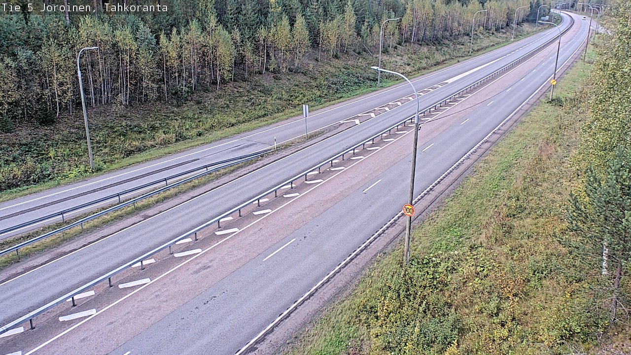 Weather Camera Image Väg 5 Jorois, Tahkoranta, Joroinen, Pohjois-Savo