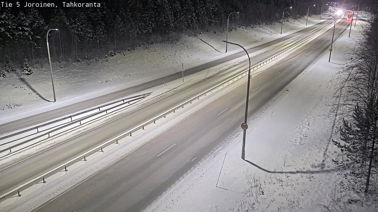 Weather Camera Image Väg 5 Jorois, Tahkoranta, Joroinen, Pohjois-Savo