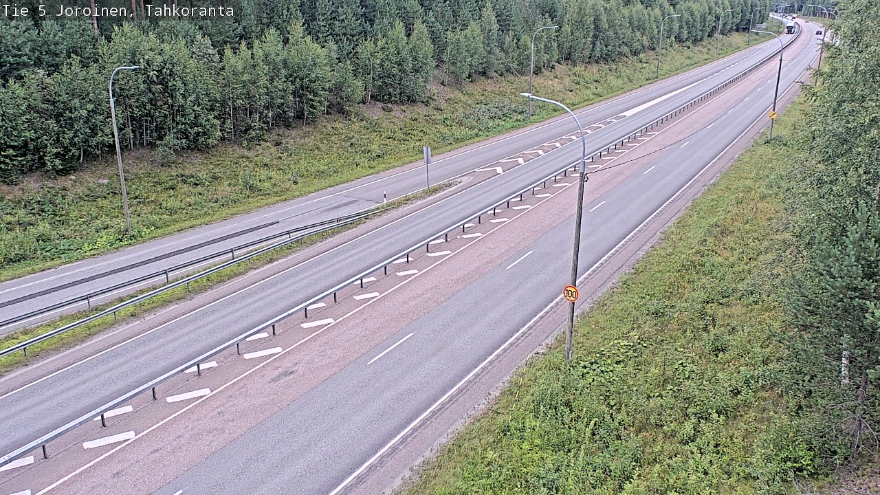 Weather Camera Image Väg 5 Jorois, Tahkoranta, Joroinen, Pohjois-Savo