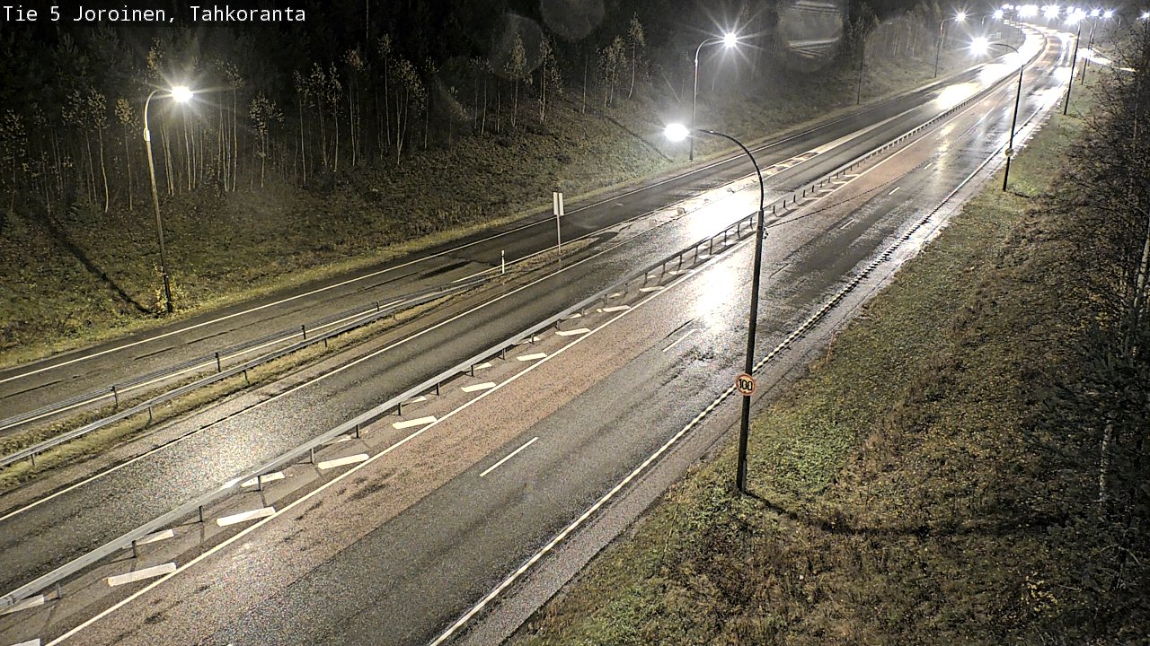 Weather Camera Image Väg 5 Jorois, Tahkoranta, Joroinen, Pohjois-Savo