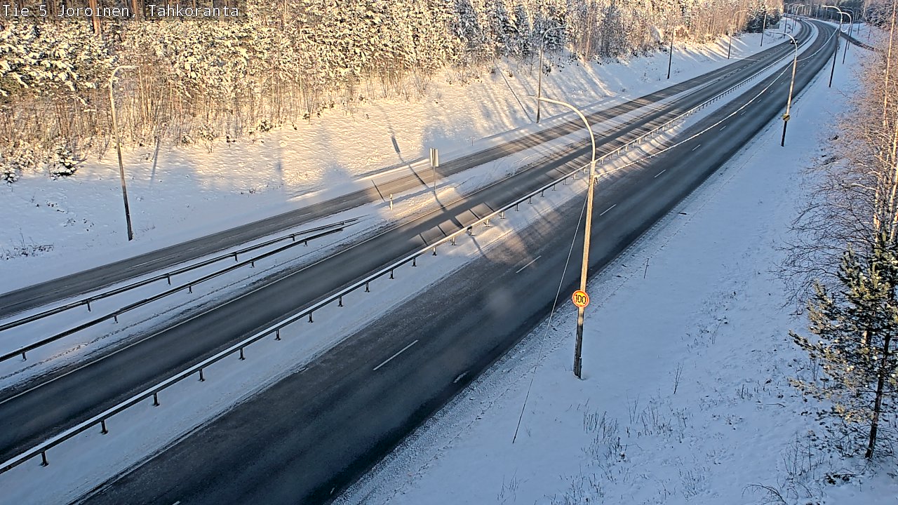 Weather Camera Image Road 5 Joroinen, Tahkoranta, Joroinen, Pohjois-Savo