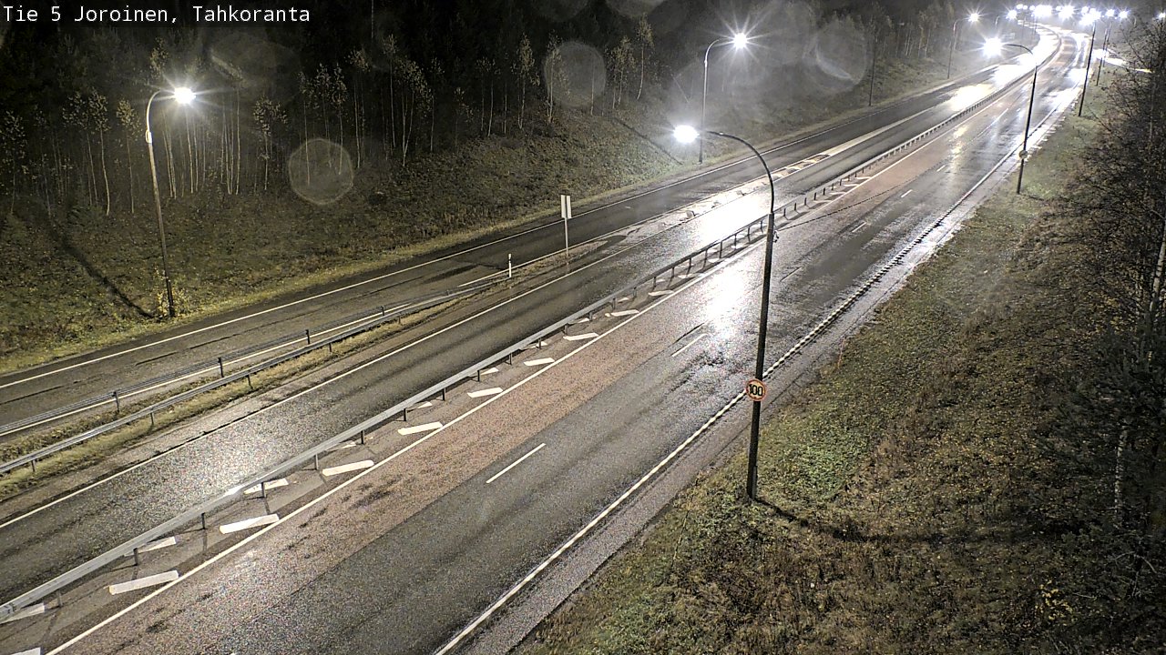 Weather Camera Image Väg 5 Jorois, Tahkoranta, Joroinen, Pohjois-Savo