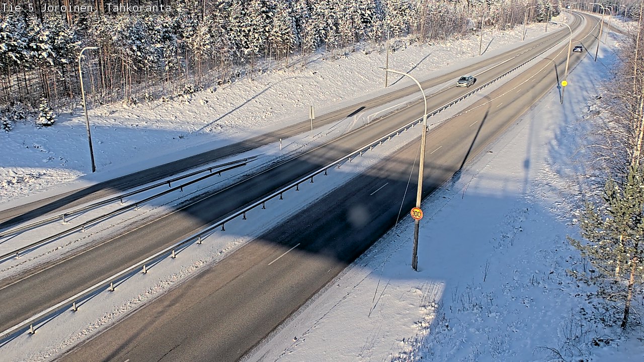 Weather Camera Image Road 5 Joroinen, Tahkoranta, Joroinen, Pohjois-Savo