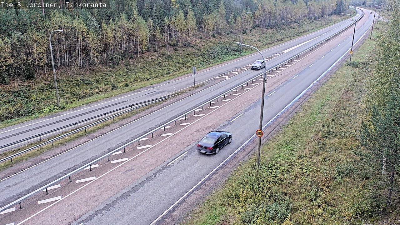 Weather Camera Image Väg 5 Jorois, Tahkoranta, Joroinen, Pohjois-Savo