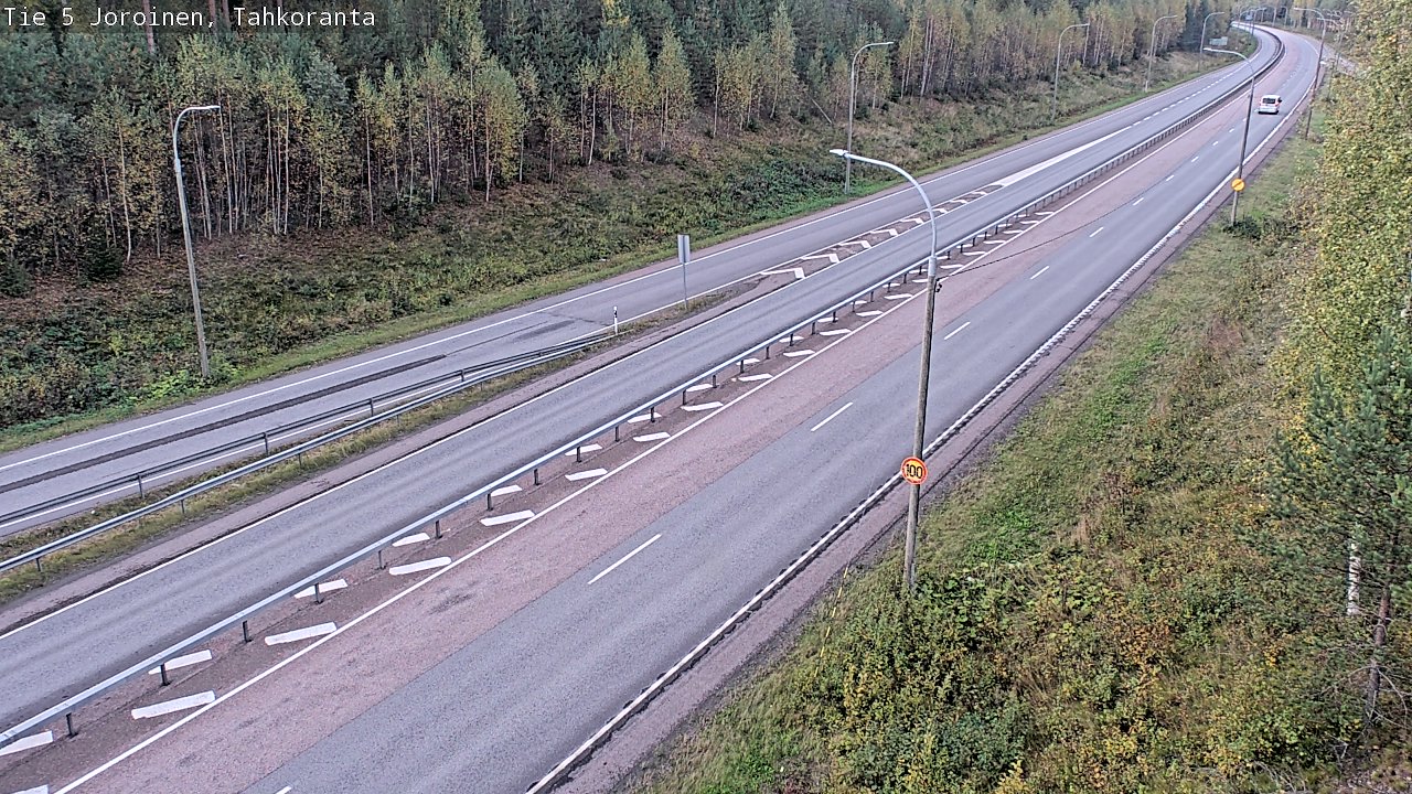 Weather Camera Image Väg 5 Jorois, Tahkoranta, Joroinen, Pohjois-Savo
