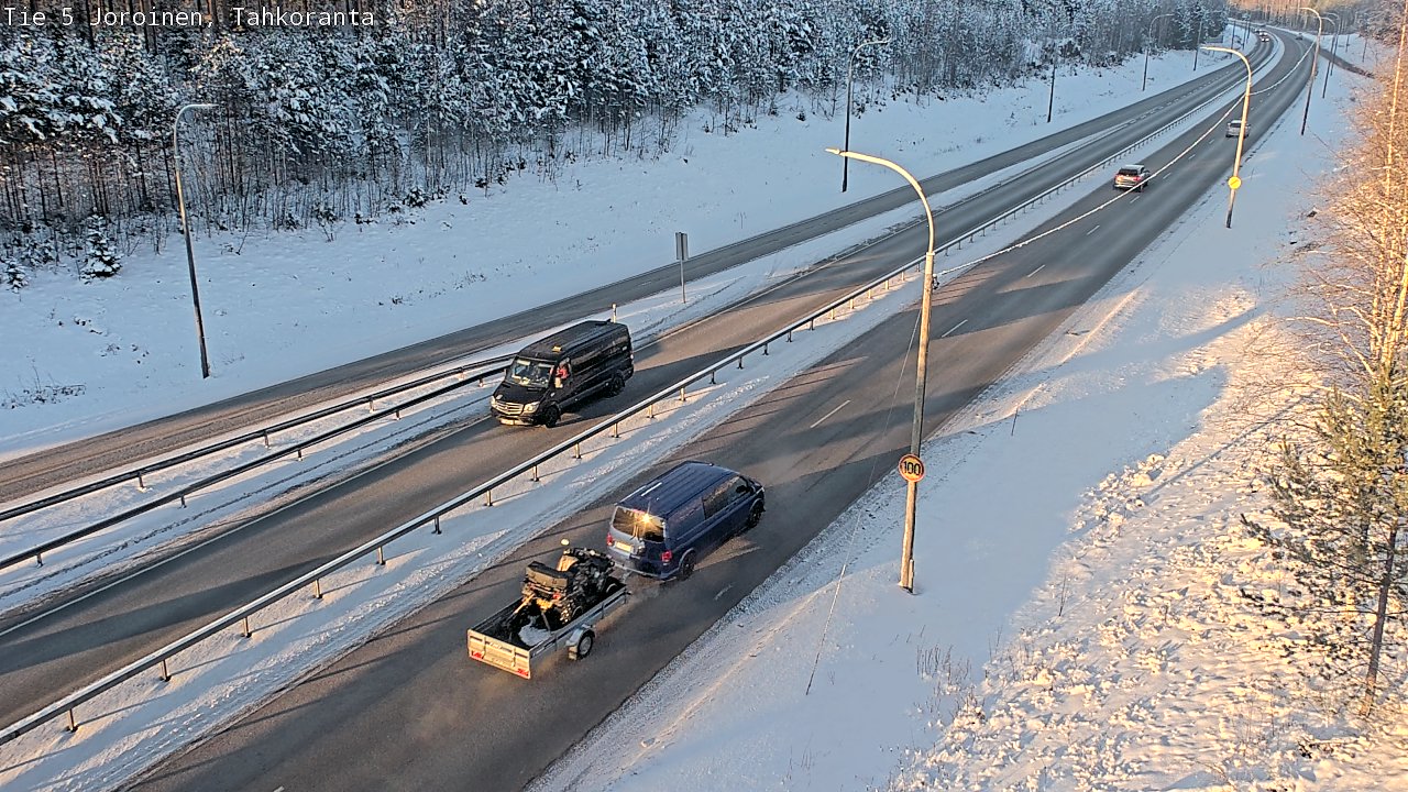 Weather Camera Image Road 5 Joroinen, Tahkoranta, Joroinen, Pohjois-Savo