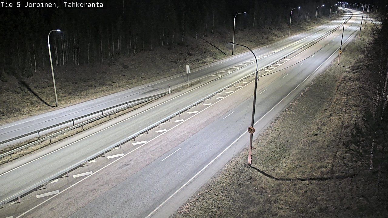 Weather Camera Image Väg 5 Jorois, Tahkoranta, Joroinen, Pohjois-Savo