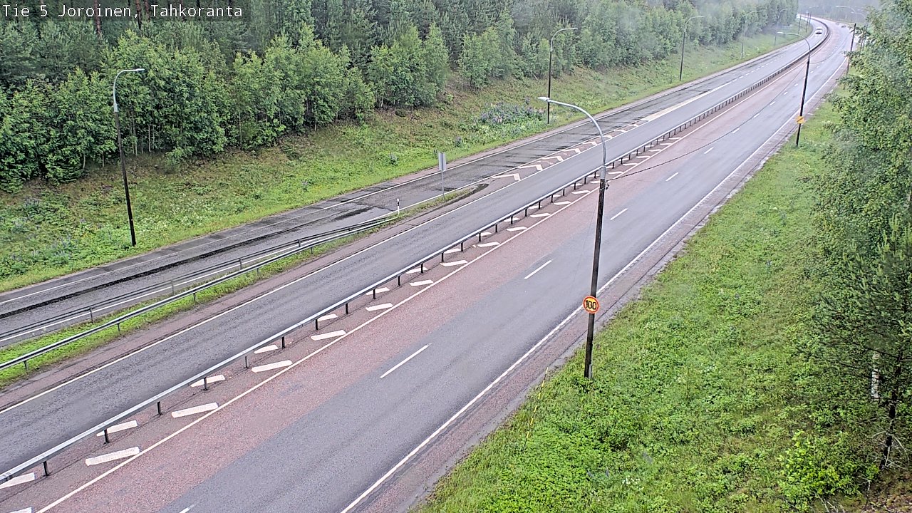 Weather Camera Image Väg 5 Jorois, Tahkoranta, Joroinen, Pohjois-Savo