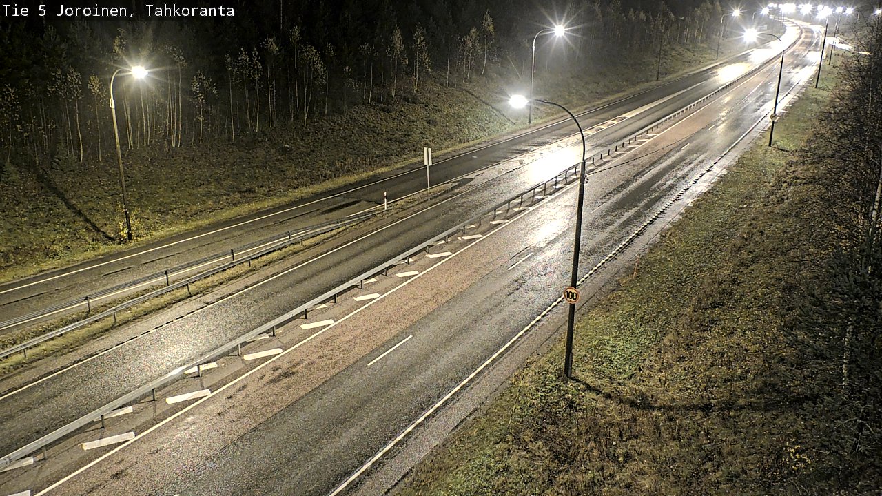 Weather Camera Image Road 5 Joroinen, Tahkoranta, Joroinen, Pohjois-Savo